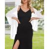 imageCHICGAL Womens Scarf Shawls and Wraps for Evening Dress Wedding Party Bridal Scarves Sarong Cover UpsCool White