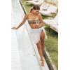 imageSwimsuit Coverups for Women Sarong Beach Bikini Wrap Sheer Short Skirt Chiffon Scarf for SwimwearA White Solid