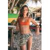 imageSwimsuit Coverups for Women Sarong Beach Bikini Wrap Sheer Short Skirt Chiffon Scarf for SwimwearA Zebra Printed