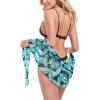 imageSwimsuit Coverups for Women Sarong Beach Bikini Wrap Sheer Short Skirt Chiffon Scarf for SwimwearBlue Green