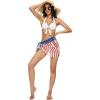 imageSwimsuit Coverups for Women Sarong Beach Bikini Wrap Sheer Short Skirt Chiffon Scarf for SwimwearFlag 3