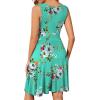imageWEACZZY 2025 Womens Wrap V Neck Sleeveless Summer Dresses Beach Holiday Tank Dress Flowy Casual Sundress with PocketsMint Green