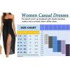 imageWomens Beach Dress Summer Maxi Sundress Strapless Hawaiian Cover Ups Asymmetrical Wrap DressesA Solid Black