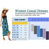 imageWomens Beach Dress Summer Maxi Sundress Strapless Hawaiian Cover Ups Asymmetrical Wrap DressesBlack and Lightblue