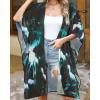 imageWomens Kimono Swimsuit Coverups Summer Beach Casual Loose Cardigans for SwimwearBlack Green White
