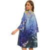imageWomens Kimono Cardigans Floral Chiffon Loose Open Front Casual Summer TopsSun Floral Flowers