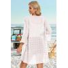imageWomens Kimono Cardigans Floral Chiffon Loose Open Front Casual Summer TopsWhite