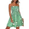 Green White Flower