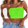 2 Pieces White neon Green