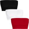 3 Pieces Black white red