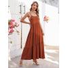 imageBerydress Summer Dresses for Women 2025 Spaghetti Strap Sundress Flowy Tiered Casual Boho Vacation Long Maxi Sun DressBrown