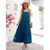 imageBerydress Summer Dresses for Women 2025 Spaghetti Strap Sundress Flowy Tiered Casual Boho Vacation Long Maxi Sun DressDeep Blue