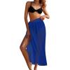 imageCHICGAL Sarong Wraps for Women Long Bathing Suit Cover Up Beach Tie Swimwear Summer Bikini Swimsuit CoverupsRoyal Blue