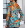 image:imageCHICGAL Women Long Sleeve Shirts Casual Dressy Crew Neck Soft Basic Tee Loose Fit Tunic TopsFloral Boho Print