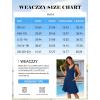 image:imageWEACZZY Summer Dresses for Women V Neck Wrap Sundress Sleeveless Flowy Tank Dress Beach Holiday Sundresses with Pockets01 Navy Blue