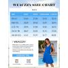 image:imageWEACZZY Summer Dresses for Women V Neck Wrap Sundress Sleeveless Flowy Tank Dress Beach Holiday Sundresses with Pockets01 Royal Blue