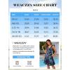 image:imageWEACZZY Summer Dresses for Women V Neck Wrap Sundress Sleeveless Flowy Tank Dress Beach Holiday Sundresses with PocketsWhite Navy