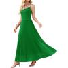 image:imageWEACZZY Women Summer Maxi Dresses Spaghetti Strap Dress Beach Long DressesGreen