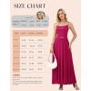 image:imageWEACZZY Women Summer Maxi Dresses Spaghetti Strap Dress Beach Long DressesRose Red