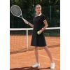 image:imageWEACZZY Women Tshirt Dress Short Sleeve Polo Dresses Easy Classic Summer DressesBlack