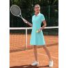 image:imageWEACZZY Women Tshirt Dress Short Sleeve Polo Dresses Easy Classic Summer DressesLight Blue