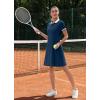 image:imageWEACZZY Women Tshirt Dress Short Sleeve Polo Dresses Easy Classic Summer DressesNavy Blue
