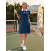 image:imageWEACZZY Women Tshirt Dress Short Sleeve Polo Dresses Easy Classic Summer DressesNavy Blue