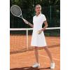 image:imageWEACZZY Women Tshirt Dress Short Sleeve Polo Dresses Easy Classic Summer DressesWhite