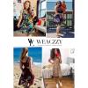 image:imageWEACZZY Womens 2026 Summer Dresses V Neck Spaghetti Strap Sundress Casual Beach Flowy Mini Dress with PocketsSunflower Black
