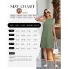 image:imageWEACZZY Summer Dresses for Women 2026 Casual Crewneck Fit Beach Vacation Dress Sleeveless Loose Sundress with PocketsArmy Green