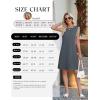 image:imageWEACZZY Summer Dresses for Women 2026 Casual Crewneck Fit Beach Vacation Dress Sleeveless Loose Sundress with PocketsDark Gray