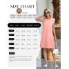 image:imageWEACZZY Summer Dresses for Women 2026 Casual Crewneck Fit Beach Vacation Dress Sleeveless Loose Sundress with PocketsDark Pink