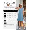 image:imageWEACZZY Summer Dresses for Women 2026 Casual Crewneck Fit Beach Vacation Dress Sleeveless Loose Sundress with PocketsDenim Blue