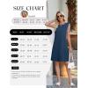 image:imageWEACZZY Summer Dresses for Women 2026 Casual Crewneck Fit Beach Vacation Dress Sleeveless Loose Sundress with PocketsNavy Blue