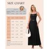 image:imageWEACZZY Cocktail Dresses for Women 2026 Spaghetti Strap Sundress Wedding Guest Maxi DressBlack