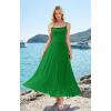 image:imageWEACZZY Cocktail Dresses for Women 2026 Spaghetti Strap Sundress Wedding Guest Maxi DressGreen