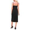 image:imageWEACZZY Cocktail Dresses for Women V Neck Spaghetti Straps Bodycon Dress Party Midi DressBlack