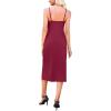 image:imageWEACZZY Cocktail Dresses for Women V Neck Spaghetti Straps Bodycon Dress Party Midi DressWine Red