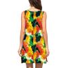 image:imageWEACZZY Women Summer Casual Swing T Shirt Dresses Beach Cover up Loose DressYh Abstract Flowers