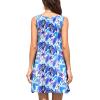 image:imageWEACZZY Women Summer Casual Swing T Shirt Dresses Beach Cover up Loose DressYh Blue Rainforest