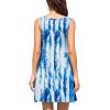 image:imageWEACZZY Women Summer Casual Swing T Shirt Dresses Beach Cover up Loose DressYh Blue Tie Dye