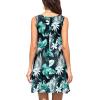 image:imageWEACZZY Women Summer Casual Swing T Shirt Dresses Beach Cover up Loose DressYh Grbananaleaves