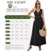 image:imageWEACZZY Womens Maxi Dress Sleeveless V Neck Sundress Cocktail Long Dresses with Pockets01black