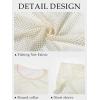 image:imageCHICGAL Womens Bathing Cover Ups Knit Bikini Short Sleeve Swimsuit Coverup Summer Swimwear Hollow Out Beach Dress 2026Apricot