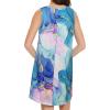 image:imageCHICGAL Womens Swimsuit Coverup Summer Beach Sleeveless T Shirt Bikini Tank Dress Loose Bathing Suit Cover Up 2026Blue Tie Dye