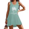 Light Blue Coconut Tree