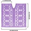 image:imageWomens Lace Bathing Suit Cover Up V Neck Beach Coverup Summer Swim Coverups Loose Bikini Beach Dress 2026Light Purple
