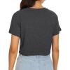 image:imageWomens Summer Crop Tops Short Sleeve Round Neck TShirts Loose Fit Casual Blouse 2026Colorful Dandelion