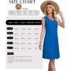 image:imageWEACZZY Womens Summer Dress V Neck Sleeveless Sundress Casual Loose with Split Elegant Vacation Beach Dresses 2026Royal Blue