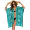 image:imageWomens Lace Bathing Suit Cover Up Open Front Swimsuit Coverup Summer Swimwear Loose Bikini Beach Kimono 2026Lake Blue